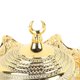 thumbnail image 1 of Metal Fruit Bowl Gold Color Elegant Retro Strong Alloy Multi Purpose Metal Decorative Bowl for Dessert Snacks Sweets Small, 1 of 3