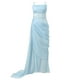 thumbnail image 4 of Gibobby Vestidos de fiesta largos de noche otoño nuevo vestido ajustado sin mangas de la de las mujeres(Azul celeste,XL), 4 of 5