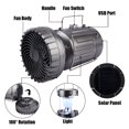 thumbnail image 3 of Farol de camping EKDJKK 3 en 1 LED con ventilador, recargable, 3 of 7