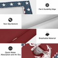 thumbnail image 6 of Nautical Anchor Outdoor Rug for Patio/Deck/Porch, Non-Slip Large Area Rug 3 x 5 Ft, Red Navy Blue Coastal Stars Ocean Indoor Outdoor Rugs Washable Area Rugs, Reversible Camping Rug Carpet Runner, 6 of 8