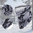 thumbnail image 4 of Unique Bargains 1 Pc Neck Gaiter Ice Silk Camouflage Scarf Mask Bandana Light Gray, 4 of 5