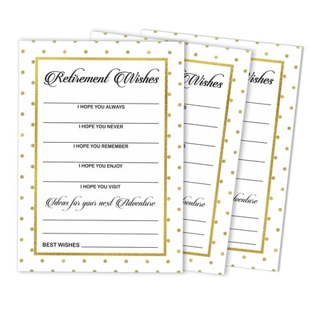 Inkdotpot Pack Of 30, Join Us Invitations With Envelopes, Gold Confetti, Retirement Party Celebration Invite Cards Fill-In Style Party Supplies 5 X 7 Inches