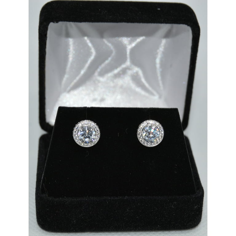 Cubic zirconia deals earrings walmart