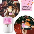thumbnail image 6 of Rechargeable Salt Lamp - Himalayan Salt Lamp 2 in 1 Crystal Salt Lamp Essential Oil Diffuser, 7-Color Light Salt Lamp Night Light for Living Room, Bedroom, White, 6 of 7