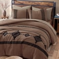thumbnail image 3 of Set de edredón MaiRêve Embroidery Boho Farmhouse Brown King, 3 of 8