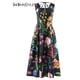 thumbnail image 2 of TWOTWINSTYLE Summer Loose Dress For Women Square Collar Sleeveless High Waist Print Colorblock Midi Dresses Female Clothing 2022L Gao Jinjia LED, 2 of 2