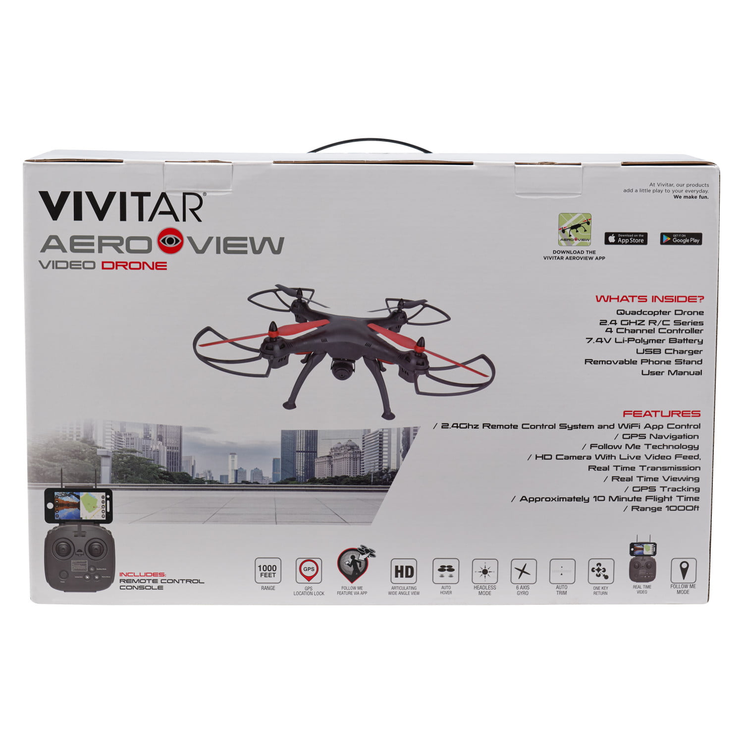 vivitar aero view drone