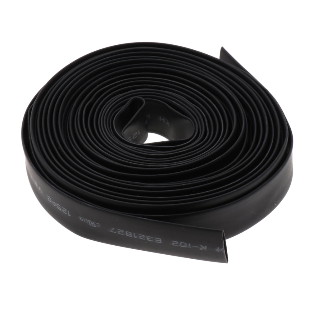 uxcell 2 Pcs 15mm Dia 5 Meter Length Heat Shrinkable Tube Shrink Tubing Wire Black uxcell 2 Pcs 15mm Dia 5 Meter Length Heat Shrinkable Tube Shrink Tubing Wire Black