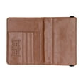 thumbnail image 4 of Portatarjetas para pasaporte del Reino Unido, funda para pasaporte de cuero PU antimagnético, resistente al agua y segura, color marrón, para viajes, negocios y exteriores, 4 of 12