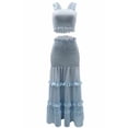 thumbnail image 6 of Ruffled Boho Maxi Skirt CropTop Set (S, LightPurple), 6 of 9