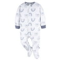 thumbnail image 4 of Gerber Baby and Toddler Neutral Microfleece Blanket Sleeper Pajamas, 3-Pack, Sizes 0/3M-5T, 4 of 11