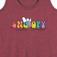 thumbnail image 3 of Peanuts - Snoopy Summer Beach Ball - Women's Racerback Tank Top, 3 of 6