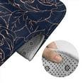 thumbnail image 5 of Honeii Copper-Gold Gloss Outline Cherry Pattern Bathroom Anti-Skid Pad Bathroom Mat Vintage Seamless Pattern Not-Slip Toilet Rug Set, 5 of 6