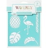 Waverly Inspirations Plastic Adhesive Stencil, 6 in x 8 in, 1 Piece