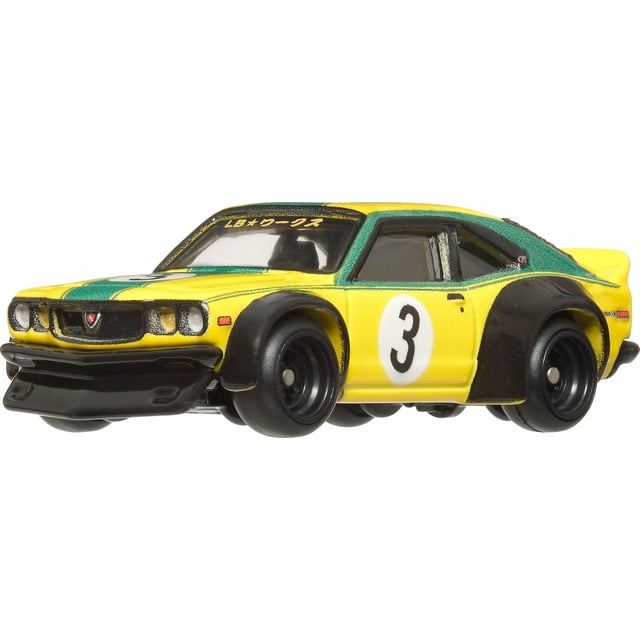 Coche de juguete Hot Wheels Premium Car Culture Mazda RX3 1:64