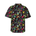 thumbnail image 3 of Picia Colorful Geometric Figures Gentle Cotton Regular Fit Short Sleeve Casual Hawaiian Shirt for Men-, 3 of 9