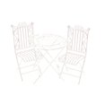 thumbnail image 1 of 1 Set of Miniature Table Chair Set Figurines Decorative Mini Furniture Statues Mini House Decor, 1 of 7