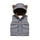 thumbnail image 1 of Gibobby Chamarra niñoNiños pequeños bebés niñas otoño invierno cálido oreja gruesa algodón con capucha manga larga chaleco chaqueta ropa(Gris, 2-3 Años), 1 of 3