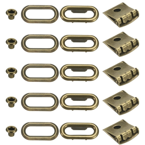 Uxcell 20Pcs Steel Baseball Cap Buckle, Adjustable Hat Buckle for Baseball Cap Trucker Hat Buckle Repair Replacement and DIY Clothing Projects, Green