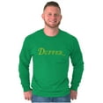 thumbnail image 5 of Duffer Funny Golfer Insult Golfing Long Sleeve TShirt Men Women Brisco Brands X, 5 of 6