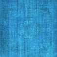 thumbnail image 1 of Ahgly Company Indoor Square Oriental Light Blue Industrial Area Rugs, 3' Square, 1 of 4
