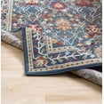 thumbnail image 6 of Livabliss Area Rugs for Living Room, 2x8 Crafty Traditional Blue Runner Rug, Bedroom Dining Room Home Decor Stain Resistant Carpet (2'6" x 7'10" Runner), 6 of 8