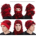 thumbnail image 2 of 2 Pack Distressed Balaclava Ski Mask Camo Knitted Face Mask for Men Women, Winter Windproof Neck Warm Balaclava, 2 of 7
