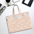 thumbnail image 6 of Gaeub Geese and Flower Print Canvas Tote File Bag,Laptop Tote Bag,Zipper File Bag,Canvas 15 Inch Handbag Purse for Office Travel, 6 of 8