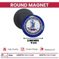 thumbnail image 2 of Round Magnet - State Flag Virginia - USA | Refrigerator  Locker Decor, Travel Souvenir Gift, Collectible Keepsake, Home  Office Display, 2 of 9