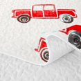 thumbnail image 5 of Erosebridal Christmas Truck Twin Quilt Set, Christmas Tree Twin Coverlet Set, White Tree 2 Pieces 1 Bedspread and 1 Pillowcase, 5 of 7