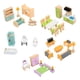thumbnail image 5 of Juego de Muebles de Madera para Casa de Muñecas, 27 Piezas, Muebles, Juguetes para Sala de Estar, 5 of 9