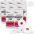thumbnail image 1 of Etiquetas de precios Perco Monarch 1136 112000 blancas, 8 rollos, 1 of 7
