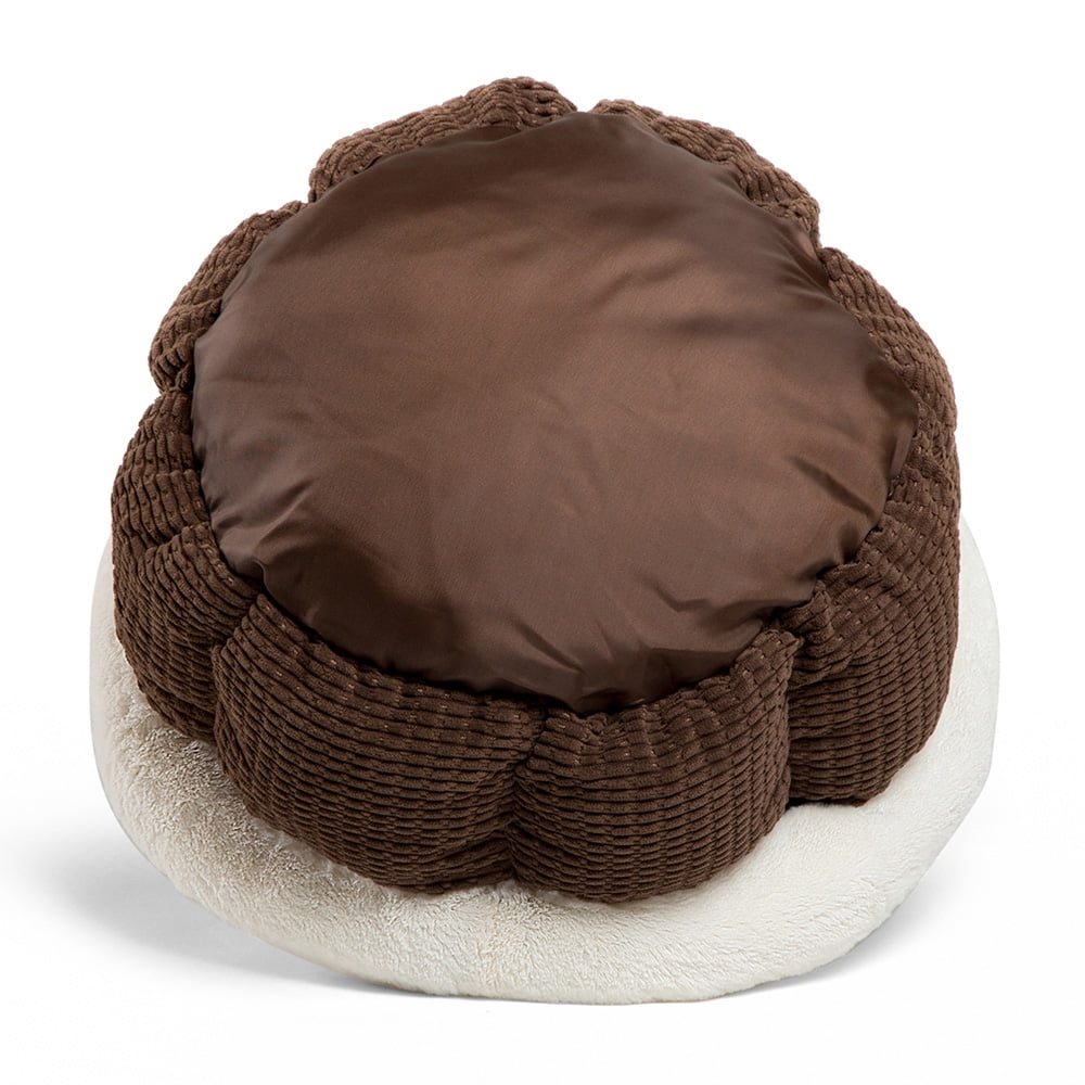 Best Friends by Sheri Cozy Mason Cuddle Cup Pet Dog Bed, Standard Dark Chocolate