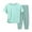 Green, variant on zbxnLI Girls Boys Clothes Cotton Pajama Sets Soft Short Sleeve Shirt Jogger Pants Set Sleepwear Outfits