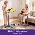 thumbnail image 6 of KEKOY Overbed Table, Adjustable Overbed Bedside Table with Wheels, Tilt Table for Medical Home Care and Hospital Use,Smooth Rolling, Stable Support Design, 6 of 6