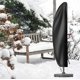 thumbnail image 5 of Funda para paraguas que se adapta a paraguas de exterior – Funda impermeable en voladizo para paraguas con cremallera resistente – Sombrilla duradera estilo plátano colgante, 5 of 5