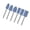 6pcs Blue, variant on Long Lasting 3mm Shank Abrasive Grinding Head Polishing Wheel Suitable For Metalworking Stone Carving & Craft Polishing