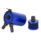 thumbnail image 4 of BOROCO Lata de captura de aceite universal con deflectores, lata de captura del depósito del tanque de aceite de aleación de aluminio con kit de tanque de ventilación de la lata de captura(Azul), 4 of 5