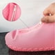 thumbnail image 5 of Qarigey 1 par de cubiertas de zapatos de silicona Unisex para mujer y hombre, cubiertas impermeables para zapatos, Protector portátil a prueba Accesorios de calzado Azul, cremallera verde L, 5 of 6