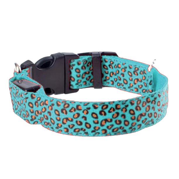 Bonito collar para niña y perro, resistente diseño de camuflaje con botones, collar de perro rosa, Ormromra CPB-US-YY361-4