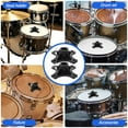 thumbnail image 3 of YSNOOWE 2Ud Para De Batería Con Base En Aluminio Para Accesorios De Percusión, 3 of 7