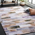 thumbnail image 3 of SAFAVIEH Faux Hide Crofton Modern Area Rug, Beige/Purple, 3' x 5', 3 of 12