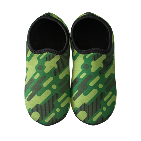 Water Shoes | Swimming Shoes | Beach Shoes | Neoprene Water Shoes | Outdoor Shoes - Army Print