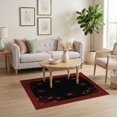 thumbnail image 3 of ODIKA 4'x6' Washable Area Rug Mens Spooky Web Cobweb Men Motif Strand Border Webs Wevs Bold for Bedroom, Reading Nook, Pet Friendly & Non-Shedding, 3 of 7