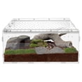 thumbnail image 1 of COMPUKAS 1Pcs Portable Lizard Cage Acrylic Transparent Reptile Pet House For Safe Closure, 1 of 8