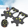 thumbnail image 4 of Picos de Zapatos para nieve y Hielo, Tacos de Hielo de Tpe Picos con 10 Dientes para Subir Caminatas, 4 of 7