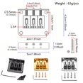 thumbnail image 3 of Sonducket Sistema de puente de guitarra eléctrica con llave inglesa, instrumento de cuerda Musical de 3 cuerdas desmontable, reparación de principiantes Accesorios para instrumentos musicales Plata Sonducket OD026075-03, 3 of 6