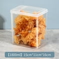 thumbnail image 2 of Xihbxyly Contenedor para Refrigerador, Caja Hermética para Refrigerios, Organizador de Alimentos Transparente, Mantiene Los Alimentos Frescos Por Más Tiempo, Uso Versátil En La Cocina, Ideal para Org, 2 of 7