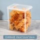 thumbnail image 1 of Caja de almacenamiento en frigorífico Recipiente hermético para alimentos | Organizador de cocina | Sellado de granos, cereales, snacks | Plástico, Transparente, Apilable, Conservador Fresco | Uso, 1 of 7
