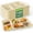 Natural, variant on 100% Compostable 5 Compartment Paper Plates Disposable 100 Pack | 12.5 * 8.6 inch School Lunch Trays Divided Plates for Adult Youth, Heavy Duty Eco-Friendly Bagasse Plate for Buffet and Party